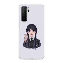Чехлы с принтом Уэнсдей на Honor 30s – Вещь Венсдей