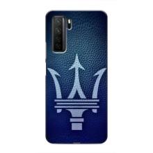 Чехлы с тематикой "Крутые машины" на Honor 30s – Лого Maserati