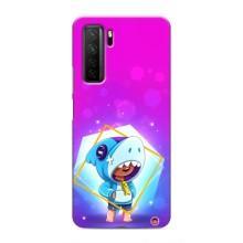 Чехол Бравл Старс для Honor 30s – Леон в костюме Акулы