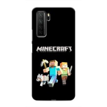 Чохол Майнкрафт на Honor 30s (AlphaPrint) Minecraft (герої Minecraft)