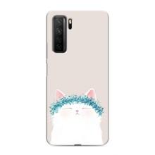 Чехол на тематику: Коты для Honor 30s – Белый котик