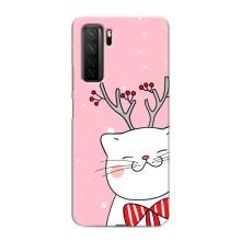 Чехол на тематику: Коты для Honor 30s – Зимний кот