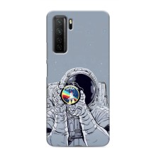 Чохол NASA для Honor 30s (AlphaPrint) (Космонавт фото)