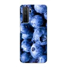 Чехол с изображением  вкусной еды для Honor 30s – Голубика
