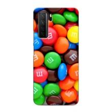 Чехол с изображением  вкусной еды для Honor 30s – Разноцветные M&M'S