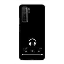 Чохол з картинками на чорному фоні для Honor 30s – Плеєр