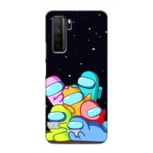 Чехол Амонг Ас для Honor 30s (AlphaPrint) – Скины в космосе