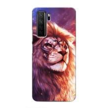 Чехол с картинкой на Honor 30s – Красочный ЛЕВ