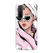 Чохол з картинкою Модні Дівчата Honor 30s – Дівчина в халаті