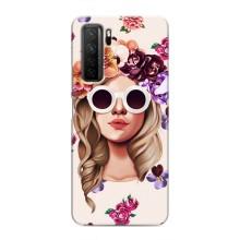 Чохол з картинкою Модні Дівчата Honor 30s – Дівчина в окулярах