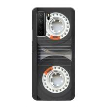 Чехол с Прикольным принтом на Honor 30s – Кассета магнитофона