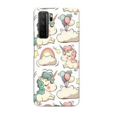 Чехол для Хуавей Хонор 30с - (Единорожки - Новинки) (AlphaPrint) – Единорожки