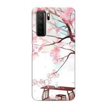 Чехол с принтом САКУРЫ на Honor 30s – Чайная церемония