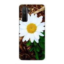 Чехол с ромашками на Honor 30s – Белая ромашка