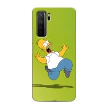 Чехол с Симпсонами для Honor 30s (VPrint) – Гомер Симпсон