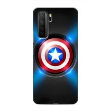 Чохол с Щітом Капітана Америки на Honor 30s – Яскраий Щит Капітана