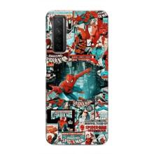 Чехол Супергерой Человека Паука на Honor 30s – Комиксы Человек Паук