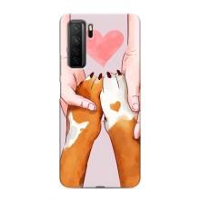 Чохол (ТПУ) Милі песики для Honor 30s – Любов до собак