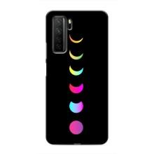 Чехол (ТПУ) с планетами на Honor 30s – Полнолуние