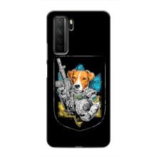Чехол с принтом для Honor 30s – Патрон Воин