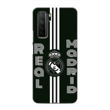 ФК Реал Мадрид чехлы для Honor 30s (AlphaPrint) – черно белый Реал
