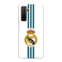ФК Реал Мадрид чехлы для Honor 30s (AlphaPrint) – Реал Мадрид на белом