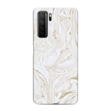 Мраморний чехол на Honor 30s (VPrint) (Білий мрамор)