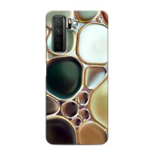 Мраморний чехол на Honor 30s (VPrint) (Радужний Мрамор)