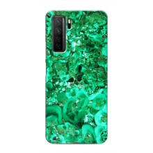 Мраморний чехол на Honor 30s (VPrint) (Салатовий Мрамор)