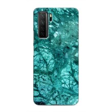 Мраморний чехол на Honor 30s (VPrint) (Зелений мрамор)