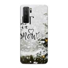 Новорічні, Святкові Чохли для Honor 30s - 2024 год (Let it snow)