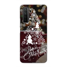 Рождественские Чехлы для Honor 30s (VPrint) (Елочка узорная)