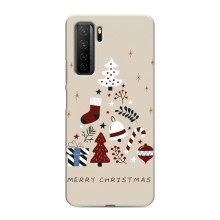 Рождественские Чехлы для Honor 30s (VPrint) (Merry Christmas)