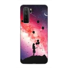 Силиконовые Чехлы Любимому человеку для Honor 30s – Шарики в небе