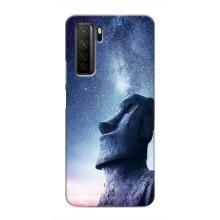 Силиконовые Чехлы (смешные стикеры) для Honor 30s – Статуя