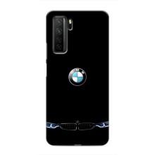 Силіконовий бампер з картинкою машини на Honor 30s – Чорний BMW