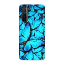 Силиконовый бампер с картинкой животных для Honor 30s (Крылья бабочек)
