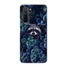 Силиконовый Чехол с Енотами на Honor 30s – В цветах