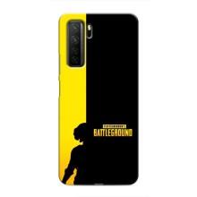 Чехол (TPU) с картинкой "Лого Пабг" на Хонор 30с – Battlegrounds