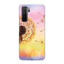 Силиконовый Чехол с одуванчиками на Honor 30s – Цветок-одуванчик