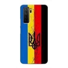 Украинские Чехлы для Honor 30s с картинкой УПА (AlphaPrint) – Прапор УПА