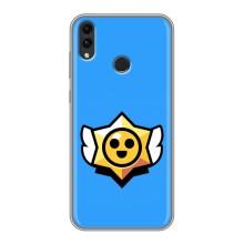 Бампер (ТПУ) с принтом Brawl Stars на Хонор 8С – Значок