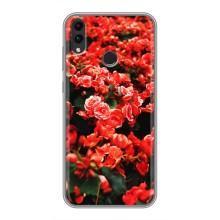 Чехлы с Цветами для Huawei Honor 8C (VPrint) – Цветы красные