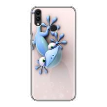 Чехлы с изображением разных животных для Huawei Honor 8C (Геккон)