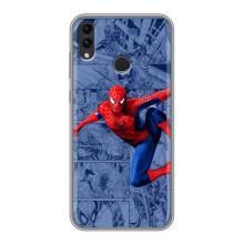 Силиконовый Чехол для Huawei Honor 8C – Человек Паук