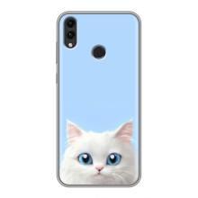 Чохол на тематику: Коти для Huawei Honor 8C – Білий кіт