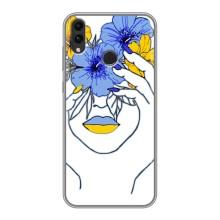 Чохол на Huawei Honor 8C (Український дизайн) – Українка на всю голову