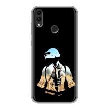 Силиконовый чехол с картинкой "Герой Pubg" на Huawei Honor 8C – Пубг мен