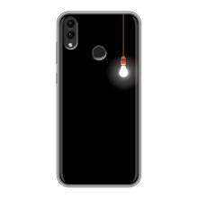 Чехол с картинками на черном фоне для Huawei Honor 8C – Лампочка