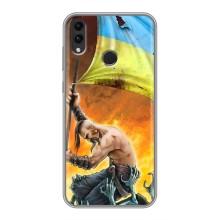 Чехол с картинкой (Патриотический КОЗАК) на Huawei Honor 8C – Сильный Козак